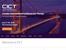 Tablet Screenshot of cictsymposium.com